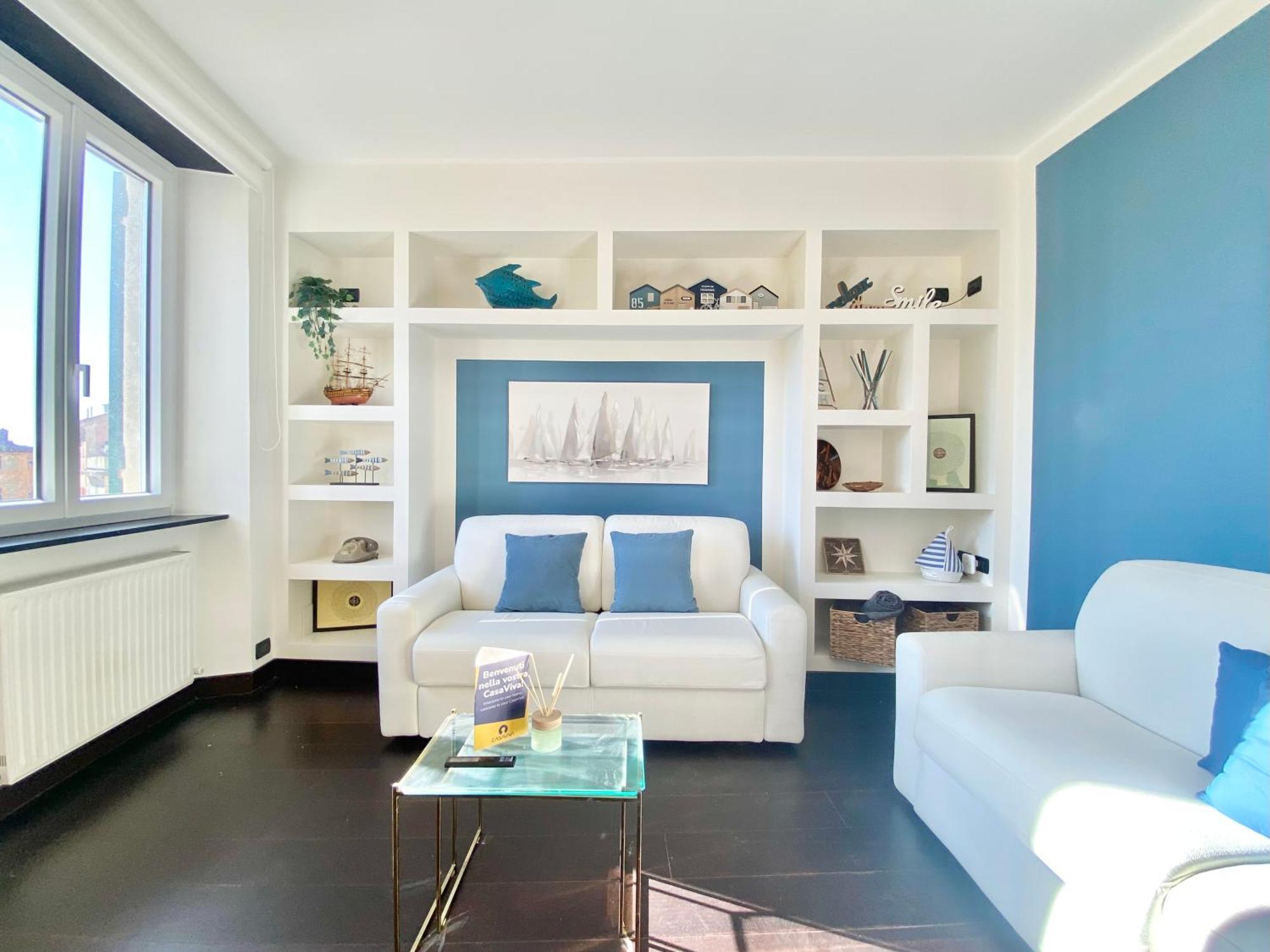 Casaviva - Modern Lively Trilo In Genova Nervi Apartment Luaran gambar