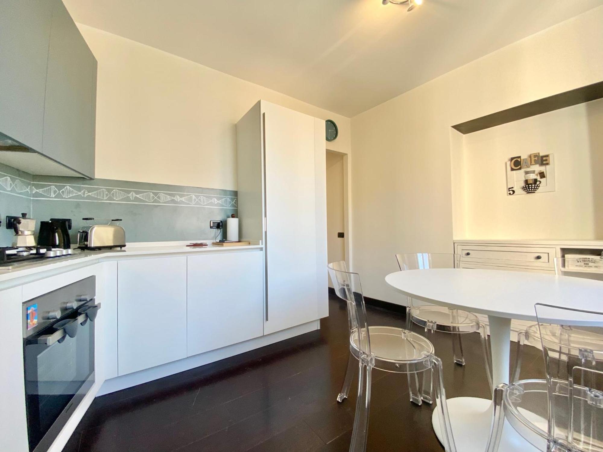 Casaviva - Modern Lively Trilo In Genova Nervi Apartment Luaran gambar